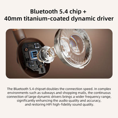 BT048NC Over-ear ANC and ENC Noise Reduction Wireless Headphones(White) - Headset & Headphone by buy2fix | Online Shopping UK | buy2fix