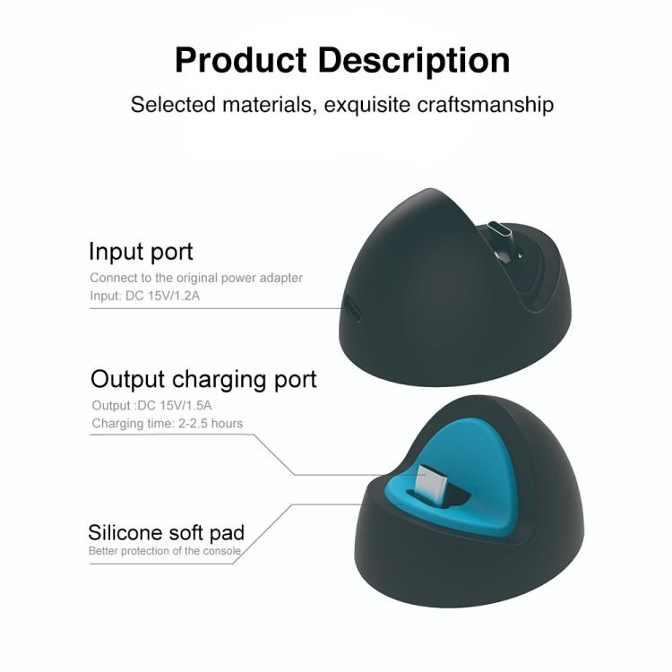 PGTECH GP-376 For Nintendo Switch 2 / 1 / OLDE Game Console Charging Stand(Black) - Charger & Power by buy2fix | Online Shopping UK | buy2fix