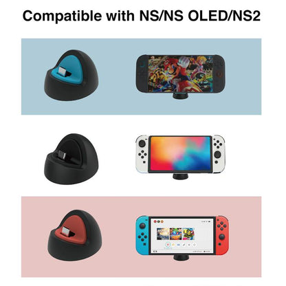 PGTECH GP-376 For Nintendo Switch 2 / 1 / OLDE Game Console Charging Stand(Black) - Charger & Power by buy2fix | Online Shopping UK | buy2fix