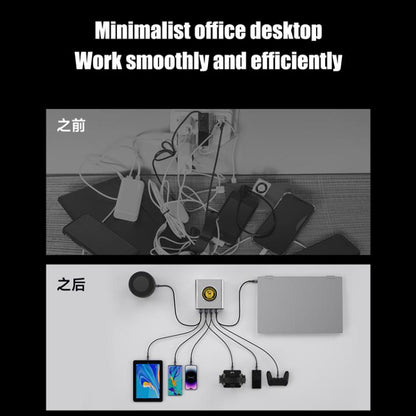 Mechanic G-POWER 160W GaN Desktop Fast Charging Station with 15W Magnetic Fast Charging, Plug:UK Plug - Power Supply by MECHANIC | Online Shopping UK | buy2fix