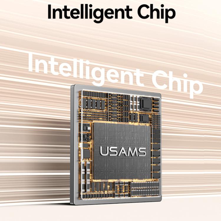 USAMS SJ759 U89 100W Fast Data Charging Cable with Massager, Length: 1.4m(Black) - USB-C & Type-C Cable by USAMS | Online Shopping UK | buy2fix