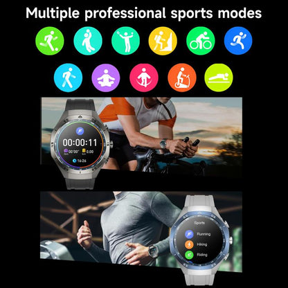 F38 Dual-ear Bluetooth Earphone Smart Watch IP67 Supports Heart Rate Monitoring, Watchband:Steel(Silver) - Smart Watches by buy2fix | Online Shopping UK | buy2fix