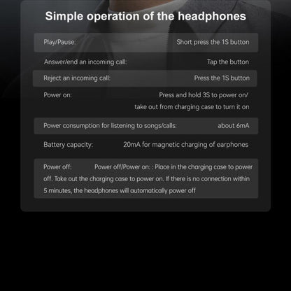 F38 Dual-ear Bluetooth Earphone Smart Watch IP67 Supports Heart Rate Monitoring, Watchband:Leather(Silver) - Smart Watches by buy2fix | Online Shopping UK | buy2fix