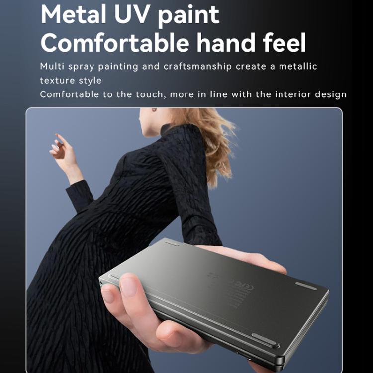 Yesido KB27 Ultra Slim Mini Two-Fold Portable Bluetooth Keyboard(Grey) - Mini Keyboard by Yesido | Online Shopping UK | buy2fix