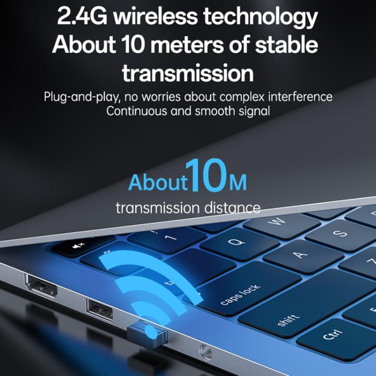 Yesido KB43 2.4G Wireless Keyboard Mouse Set, Version:Arabic Version(Black) - Wireless Keyboard by Yesido | Online Shopping UK | buy2fix