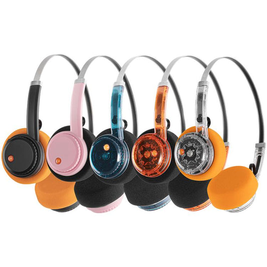 LC-6300 Retro Sports Noise-Canceling Bluetooth 6.0 Headset(Transparent Orange) - Headset & Headphone by buy2fix | Online Shopping UK | buy2fix
