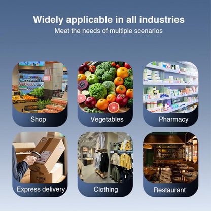 Yesido EC21 1D / 2D Wired Barcode Scanner(Black) - Barcode Scanner by Yesido | Online Shopping UK | buy2fix