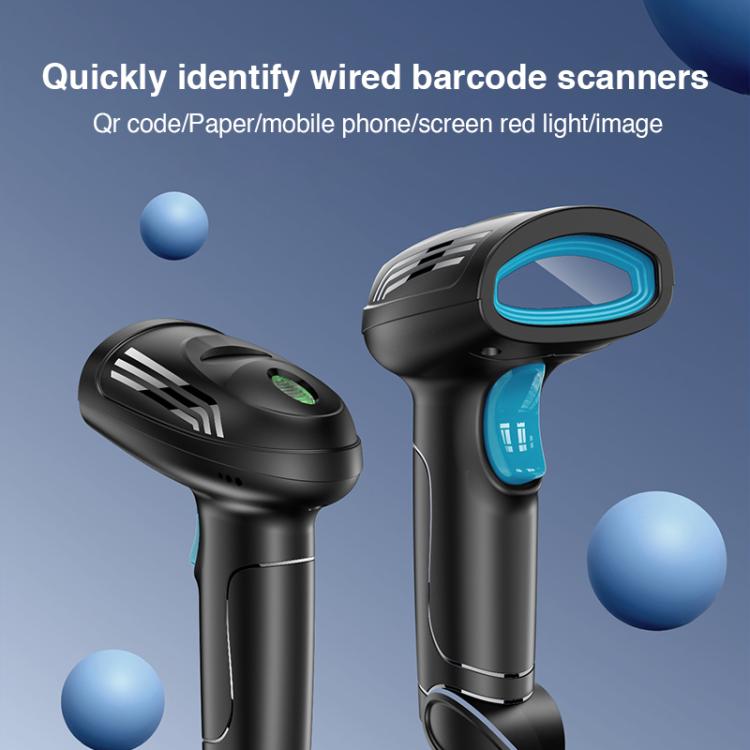 Yesido EC21 1D / 2D Wired Barcode Scanner(Black) - Barcode Scanner by Yesido | Online Shopping UK | buy2fix
