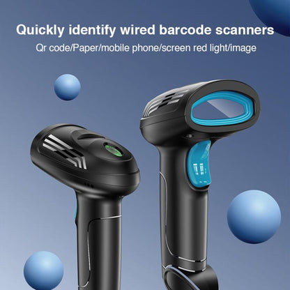 Yesido EC21 1D / 2D Wired Barcode Scanner(Black) - Barcode Scanner by Yesido | Online Shopping UK | buy2fix