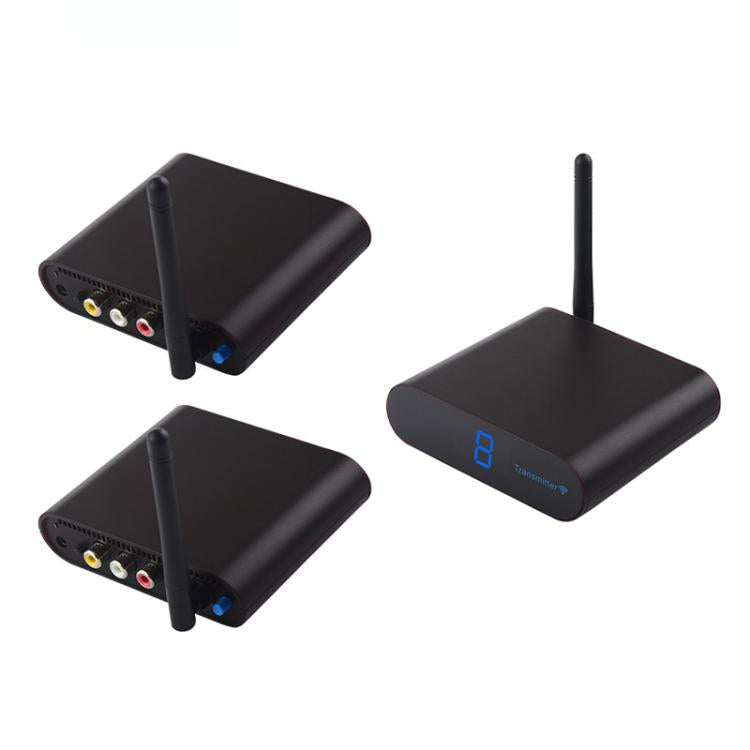 Measy AV230 2.4GHz Wireless Audio / VideoTransmitter & Receiver 1TX to 2RX(US Plug) - Set Top Box & Accessories by Measy | Online Shopping UK | buy2fix