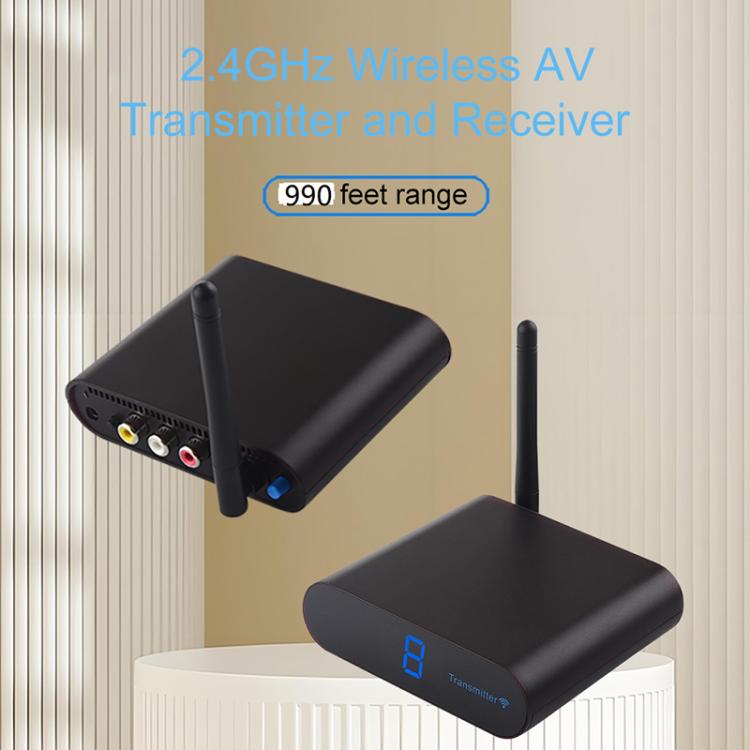 Measy AV230 2.4GHz Wireless Audio / VideoTransmitter & Receiver 1TX to 2RX(EU Plug) - Set Top Box & Accessories by Measy | Online Shopping UK | buy2fix