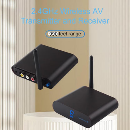 Measy AV230 2.4GHz Wireless Audio / VideoTransmitter & Receiver 1TX to 2RX(US Plug) - Set Top Box & Accessories by Measy | Online Shopping UK | buy2fix