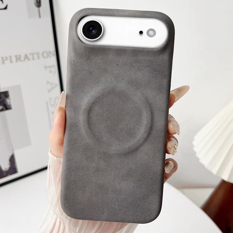 For iPhone Air Skin Feel Sheepskin MagSafe Magnetic Phone Case(Grey) - iPhone Air Cases by buy2fix | Online Shopping UK | buy2fix