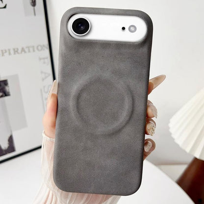 For iPhone Air Skin Feel Sheepskin MagSafe Magnetic Phone Case(Grey) - iPhone Air Cases by buy2fix | Online Shopping UK | buy2fix