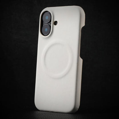For iPhone 17 Skin Feel Sheepskin MagSafe Magnetic Phone Case(White) - iPhone 17 Cases by buy2fix | Online Shopping UK | buy2fix