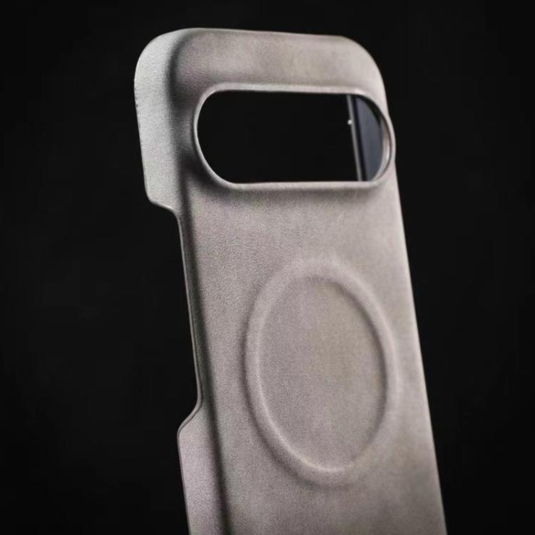 For Google Pixel 10 Pro XL Skin Feel Sheepskin MagSafe Magnetic Phone Case(White) - Google Cases by buy2fix | Online Shopping UK | buy2fix