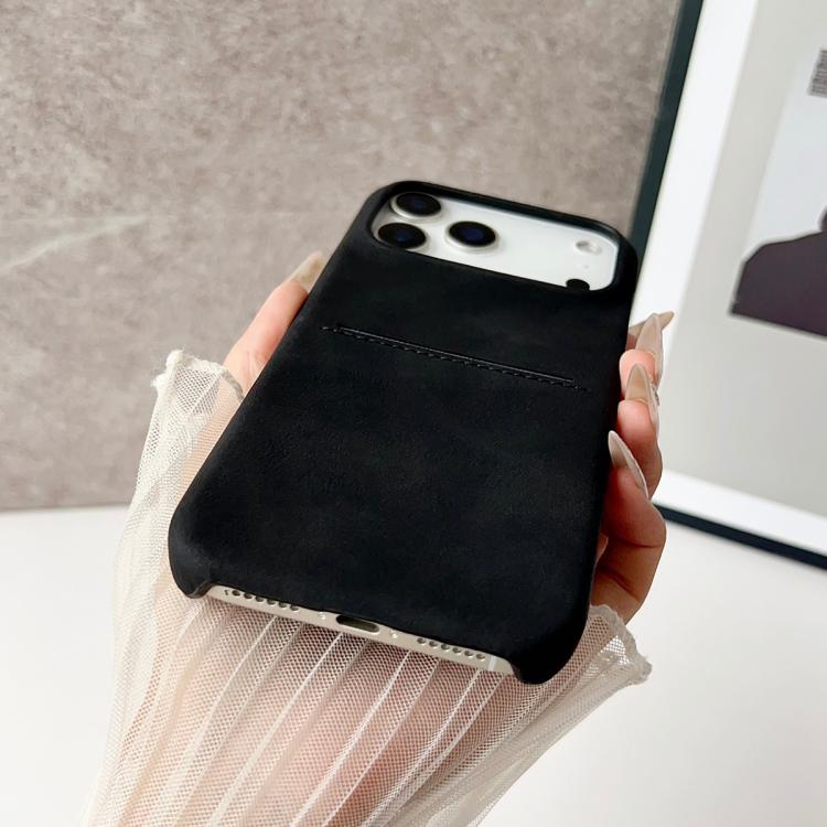 For iPhone Air Skin Feel Sheepskin Card Slot Phone Case(Yellow) - iPhone Air Cases by buy2fix | Online Shopping UK | buy2fix