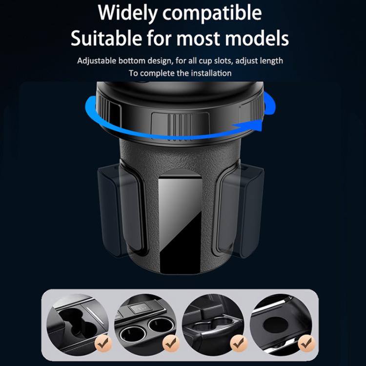 Yesido C180 3 in 1 Car Multi-function Tray Water Cup Holder(Black) - Car Drink Holders by Yesido | Online Shopping UK | buy2fix
