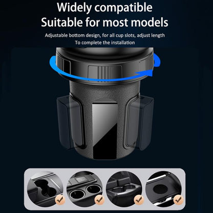 Yesido C180 3 in 1 Car Multi-function Tray Water Cup Holder(Black) - Car Drink Holders by Yesido | Online Shopping UK | buy2fix