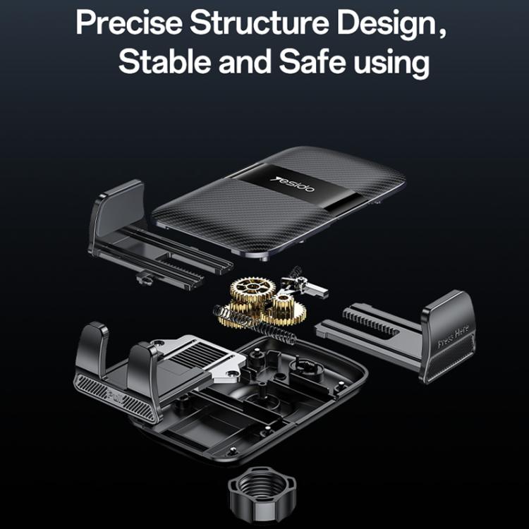 Yesido C273 2 in 1 Car Water Cup Phone Holder(Black) - Car Drink Holders by Yesido | Online Shopping UK | buy2fix