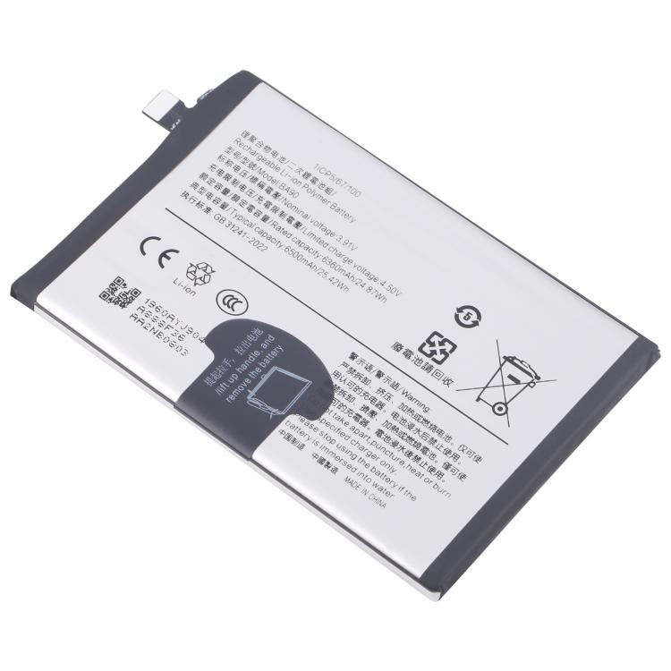 For vivo Y300i BA90 6500mAh Battery Replacement - For vivo by buy2fix | Online Shopping UK | buy2fix