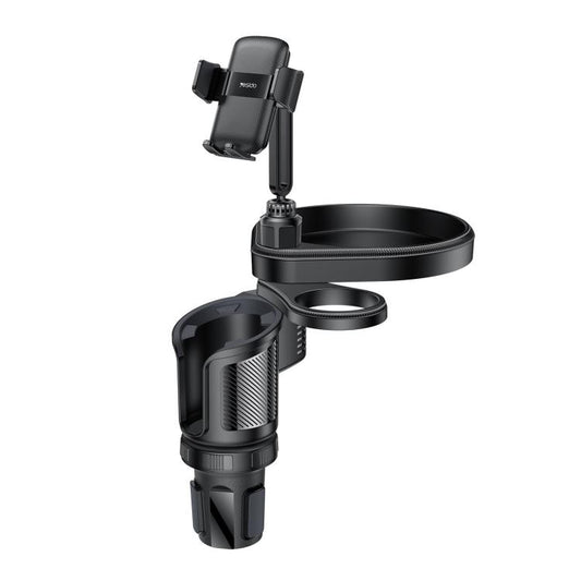Yesido C274 4 in 1 Car Multi-function Tray Water Cup Phone Holder(Black) - Car Drink Holders by Yesido | Online Shopping UK | buy2fix