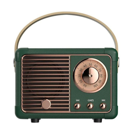 HM11 Retro Bluetooth Mini Wireless Smart Speaker(Green) - Desktop Speaker by buy2fix | Online Shopping UK | buy2fix