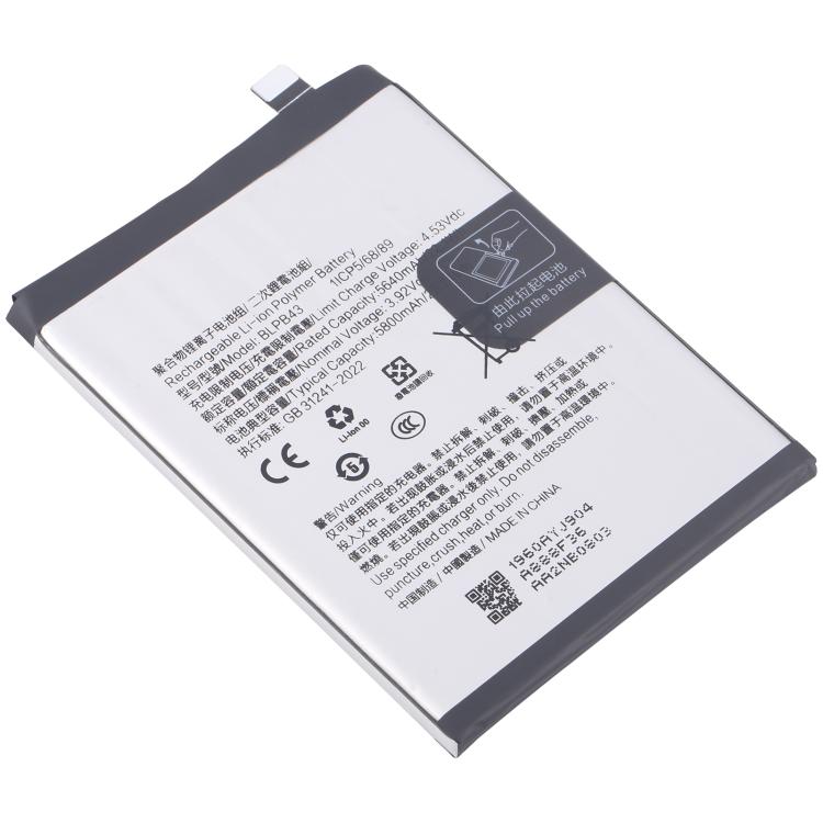 For OPPO Reno13 Pro BLPB43 5800mAh Battery Replacement - For OPPO by buy2fix | Online Shopping UK | buy2fix