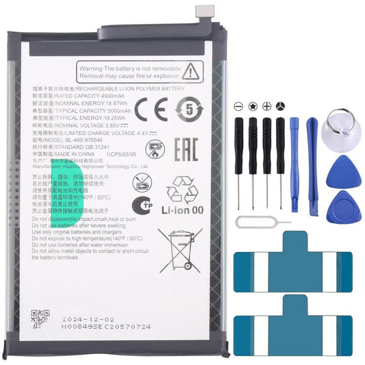 For ZTE Blade A35 / A55 Z2453 BL-49S-976546 5000mAh Battery Replacement - Others by buy2fix | Online Shopping UK | buy2fix