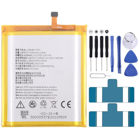 For ZTE Axon 7 / 7S A2017 Li3933T44P6h756346 3320mAh Battery Replacement