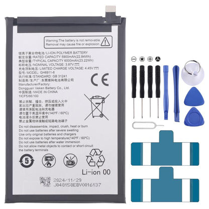 For ZTE GH6911-6 6000mAh Battery Replacement - Others by buy2fix | Online Shopping UK | buy2fix