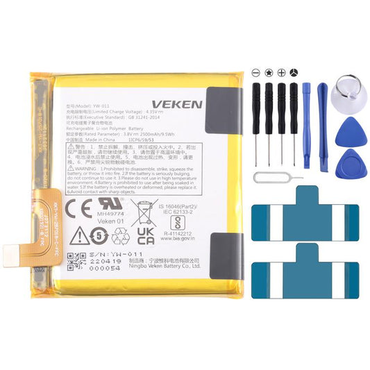 For VEKEN YW-011 3.8V 2500mAh Battery Replacement - Others by buy2fix | Online Shopping UK | buy2fix