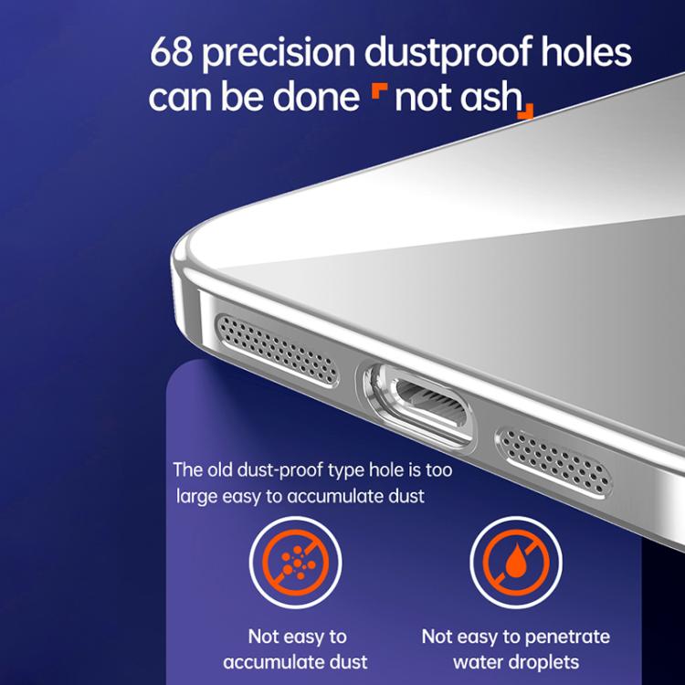 For iPhone 17 SULADA Shine Through Series Plating TPU Transparent Phone Case(Titanium Blue) - iPhone 17 Cases by SULADA | Online Shopping UK | buy2fix