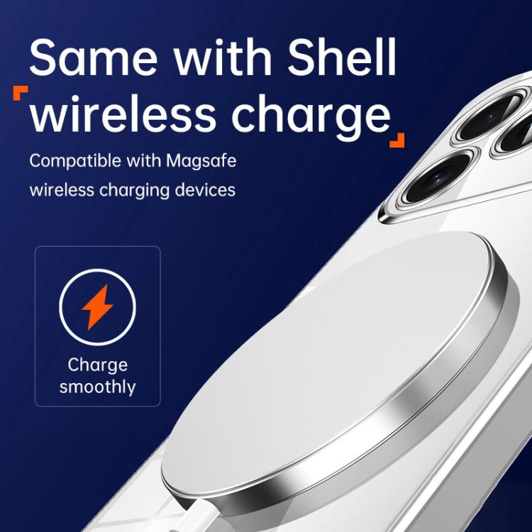 For iPhone 17 Pro SULADA Shine Through Series Plating TPU Transparent Phone Case(Silver) - iPhone 17 Pro Cases by SULADA | Online Shopping UK | buy2fix