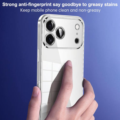 For iPhone 17 Pro Max SULADA Shine Through Series Plating TPU Transparent Phone Case(Titanium Blue) - iPhone 17 Pro Max Cases by SULADA | Online Shopping UK | buy2fix