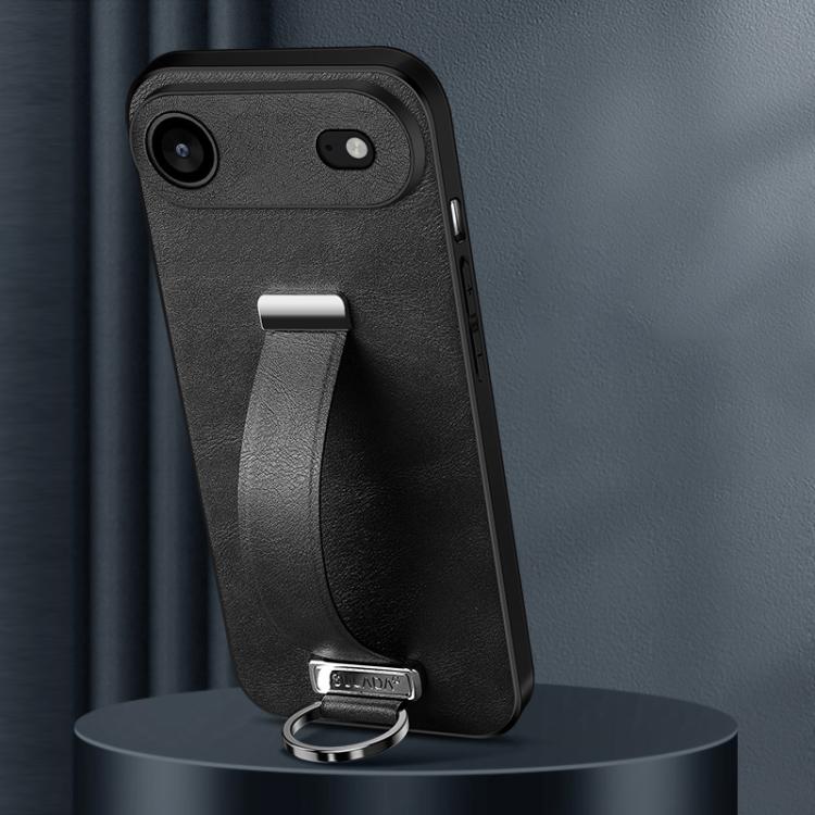 For iPhone 17 Air SULADA Tide Cool Series PC Hybrid Leather Texture Skin Feel Phone Case(Black) - iPhone 17 Air Cases by SULADA | Online Shopping UK | buy2fix