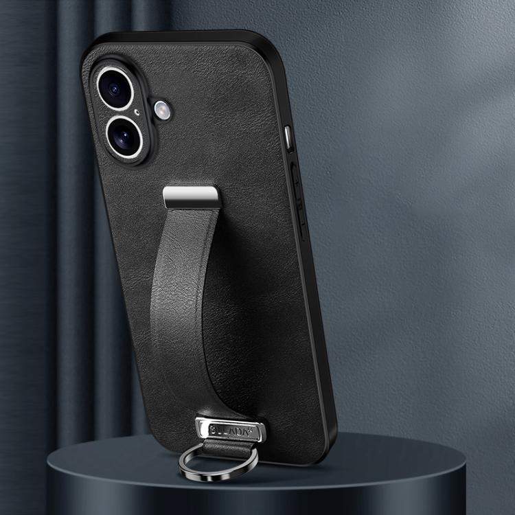 For iPhone 17 SULADA Tide Cool Series PC Hybrid Leather Texture Skin Feel Phone Case(Black) - iPhone 17 Cases by SULADA | Online Shopping UK | buy2fix