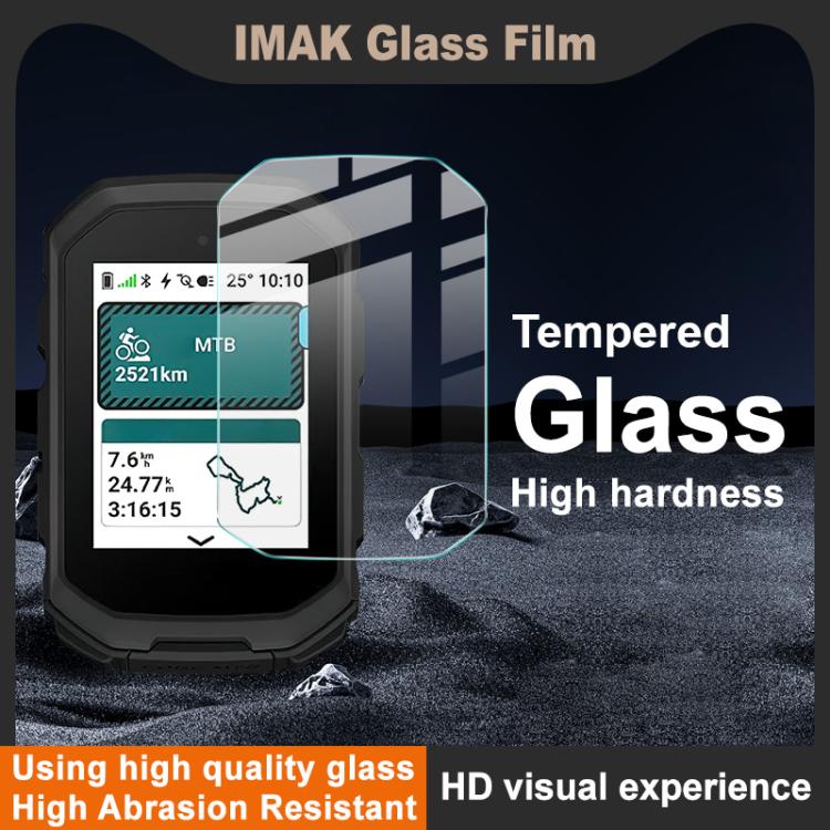 For Garmin Edge MTB imak H Series Full Screen Tempered Glass Film - Screen Protector by imak | Online Shopping UK | buy2fix