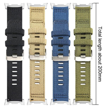 For Samsung Galaxy Watch Ultra / Ultra 2025 xDfind Two-section Nylon Watch Band(Black) - Watch Bands by xDfind | Online Shopping UK | buy2fix