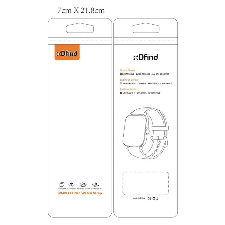 For Samsung Galaxy Watch Ultra / Ultra 2025 xDfind Two-section Nylon Watch Band(Black) - Watch Bands by xDfind | Online Shopping UK | buy2fix