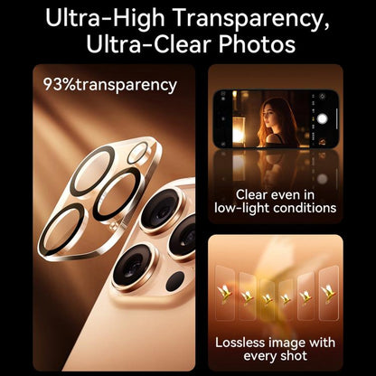 For iPhone 17 Pro JOYROOM Diamond Mirror Series Lens Protection Film Gem Edition - iPhone 17 Pro Tempered Glass by JOYROOM | Online Shopping UK | buy2fix