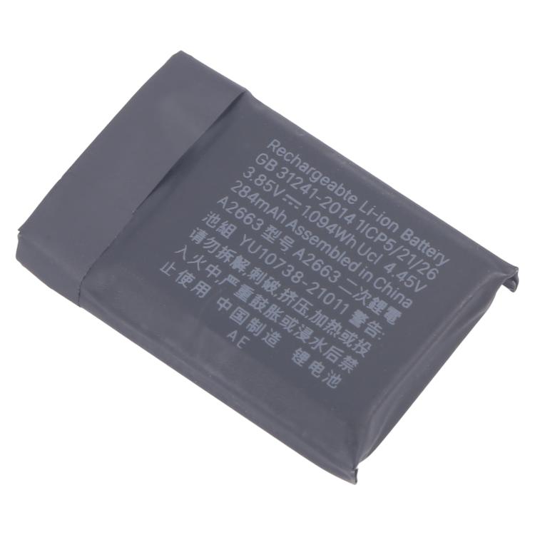 For Apple Watch Series 7 41mm A2663 284mAh Battery Replacement - For Watch by buy2fix | Online Shopping UK | buy2fix
