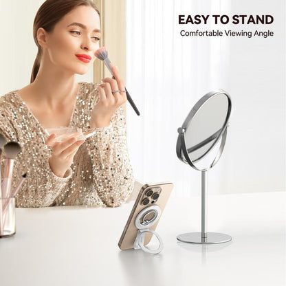 JOYROOM JR-ZS425 Glitter Ring Buckle MagSafe Magnetic Phone Holder(White) - Ring Holder by JOYROOM | Online Shopping UK | buy2fix