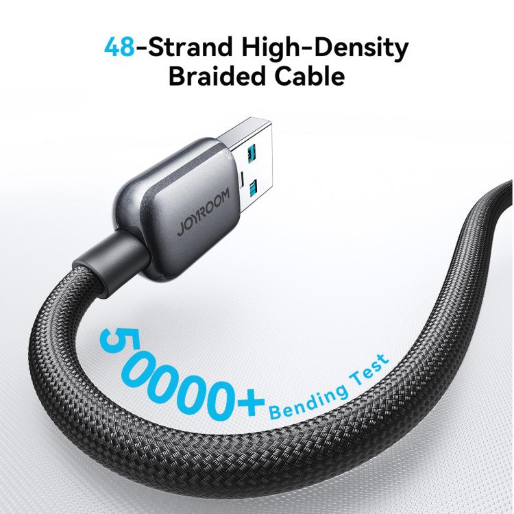 JOYROOM S-A55 StarFlight Series 66W USB to Type-C Auto Power-Off Fast Charging Data Cable, Length:1.2m(Black) - USB-C & Type-C Cable by JOYROOM | Online Shopping UK | buy2fix