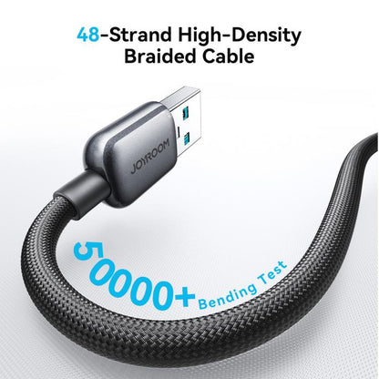JOYROOM S-A55 StarFlight Series 66W USB to Type-C Auto Power-Off Fast Charging Data Cable, Length:1.2m(Black) - USB-C & Type-C Cable by JOYROOM | Online Shopping UK | buy2fix