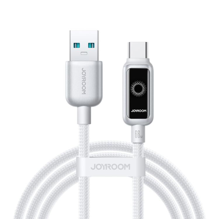 JOYROOM S-A55 StarFlight Series 66W USB to Type-C Auto Power-Off Fast Charging Data Cable, Length:1.2m(White) - USB-C & Type-C Cable by JOYROOM | Online Shopping UK | buy2fix