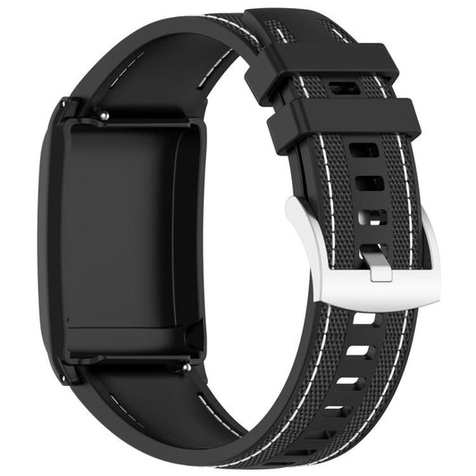 For WHOOP 5.0 / 4.0 xDfind Hybrid Nylon Braid Silicone Watch Band(Black) - Watch Bands by xDfind | Online Shopping UK | buy2fix