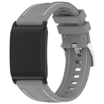 For WHOOP 5.0 / 4.0 xDfind Hybrid Nylon Braid Silicone Watch Band(Grey) - Watch Bands by xDfind | Online Shopping UK | buy2fix
