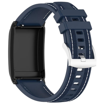 For WHOOP 5.0 / 4.0 xDfind Hybrid Nylon Braid Silicone Watch Band(Blue) - Watch Bands by xDfind | Online Shopping UK | buy2fix