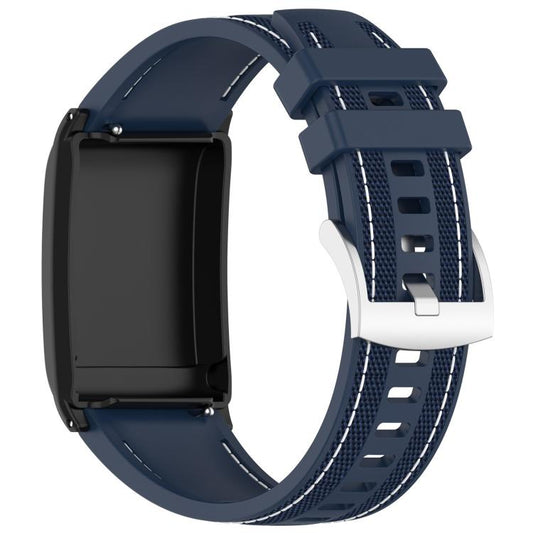 For WHOOP 5.0 / 4.0 xDfind Hybrid Nylon Braid Silicone Watch Band(Blue) - Watch Bands by xDfind | Online Shopping UK | buy2fix